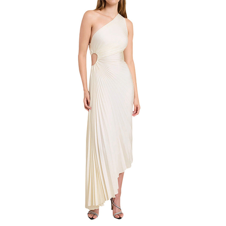Luna Luxe One-Shoulder Midi