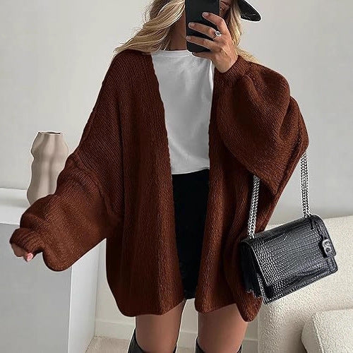 CloudSoft Oversized Knit Cardigan