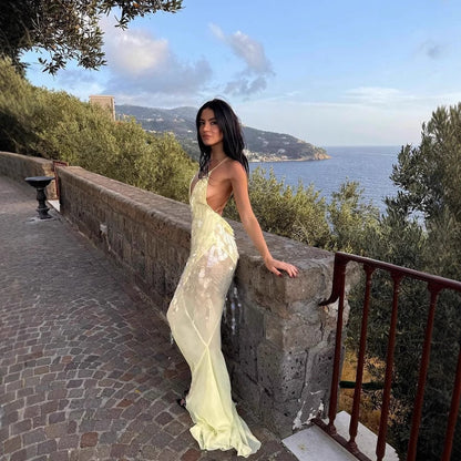 Sunlit Reverie Sequin Gown