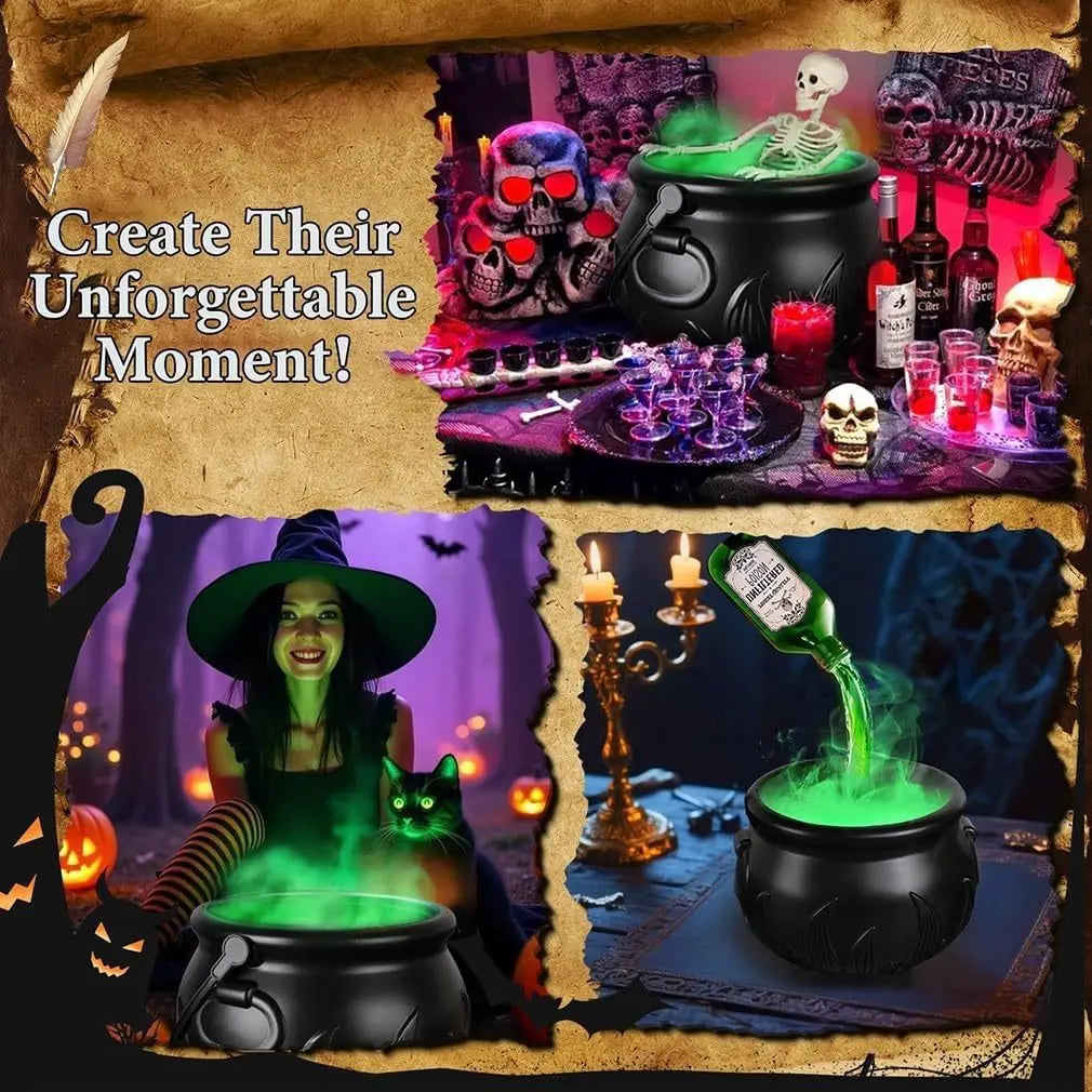 Wizard’s Cauldron Magic Halloween Decoration