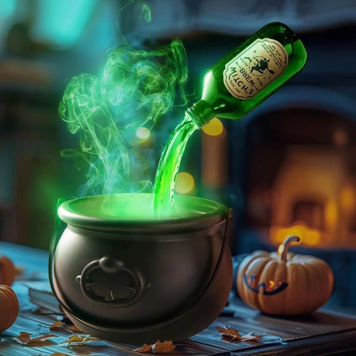Wizard’s Cauldron Magic Halloween Decoration