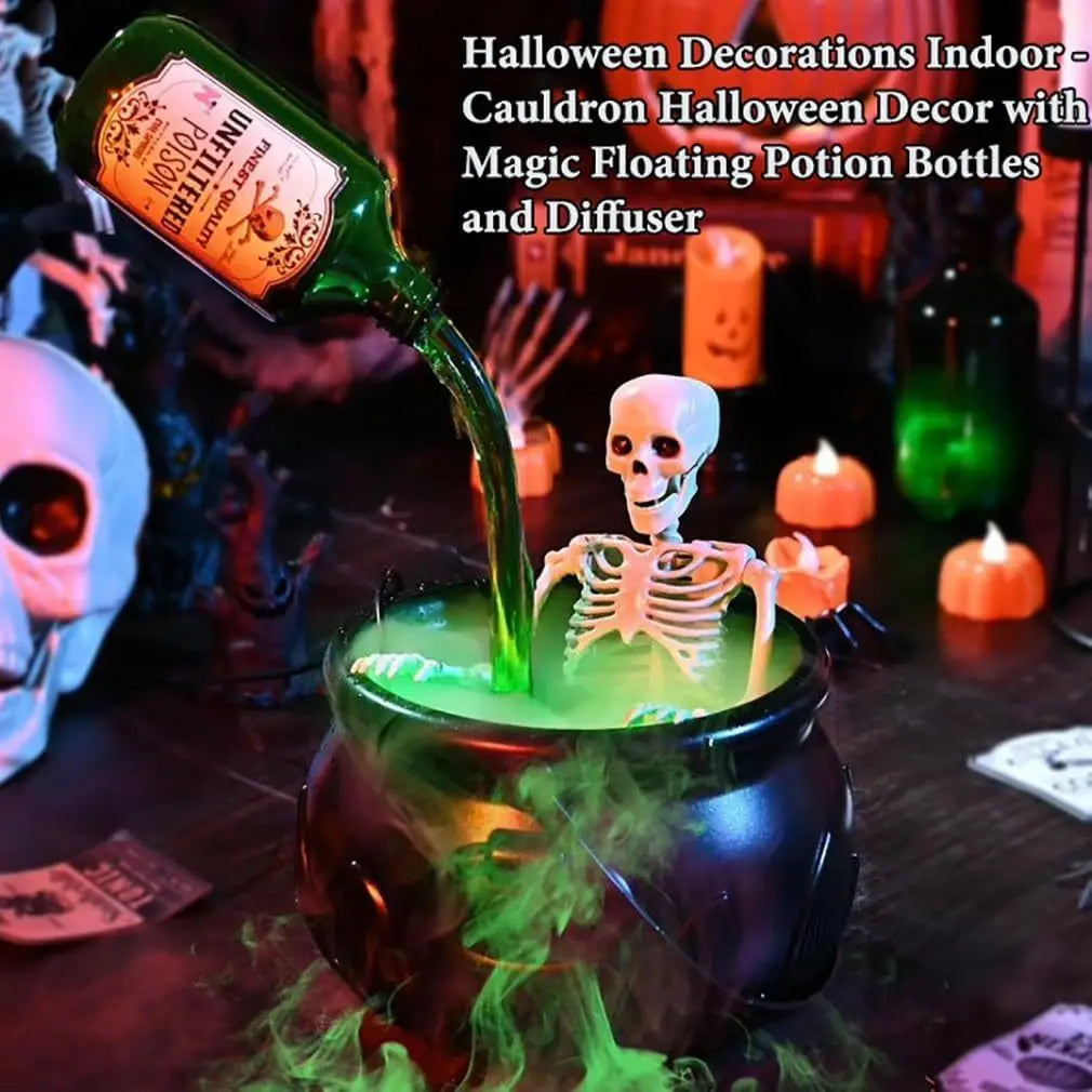 Wizard’s Cauldron Magic Halloween Decoration