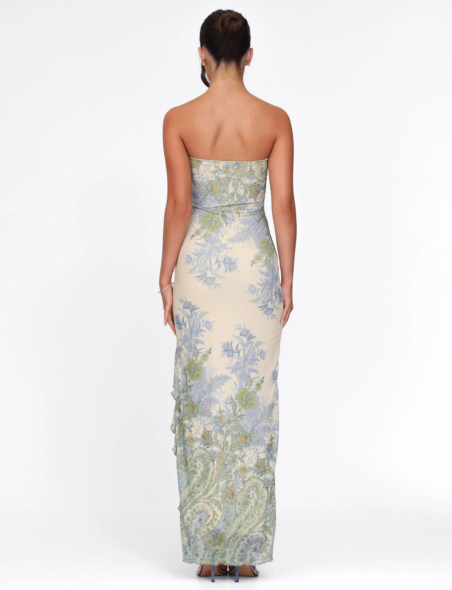 Garden Muse Strapless Gown