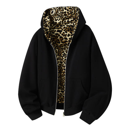 WildEdge Reversible Leopard Hoodie