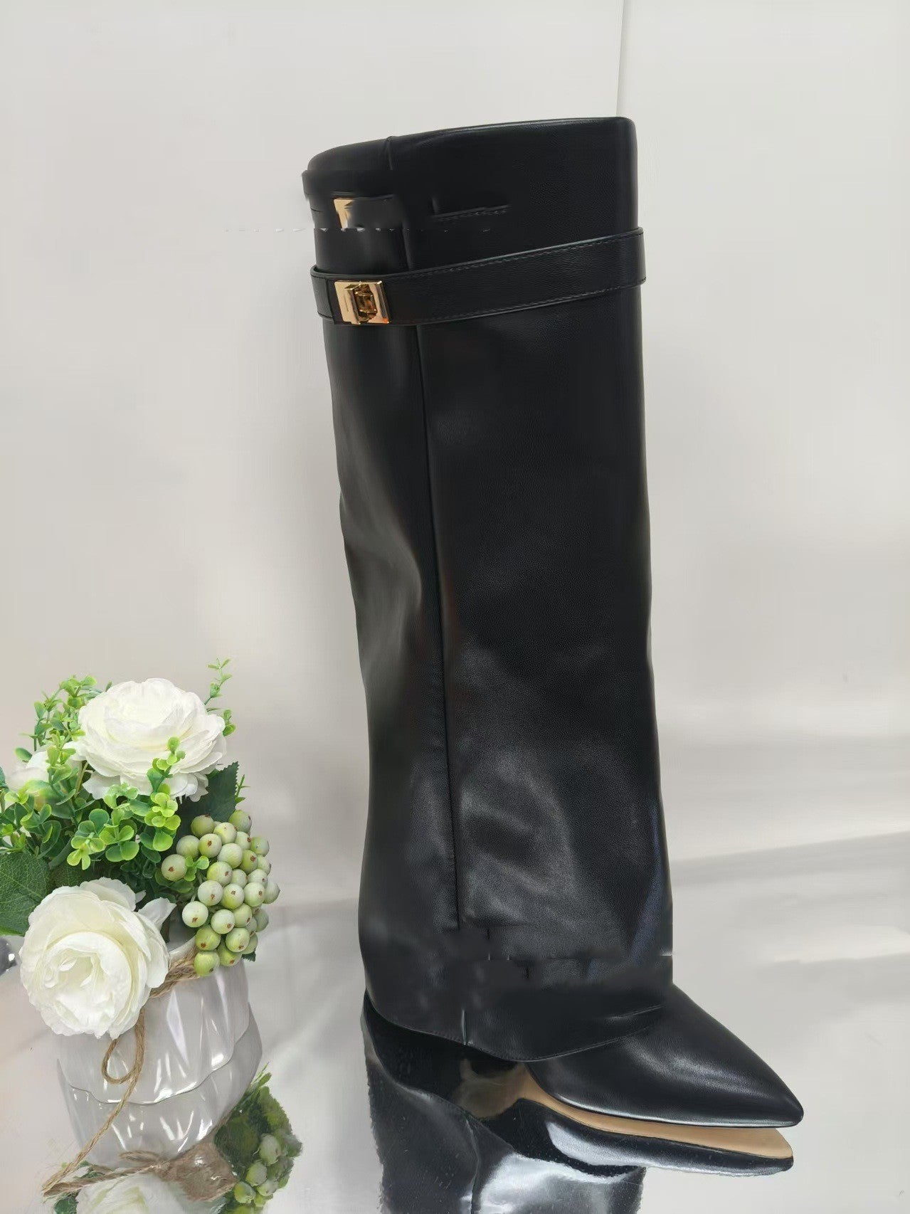 Runway Flair Wide Leg Boots