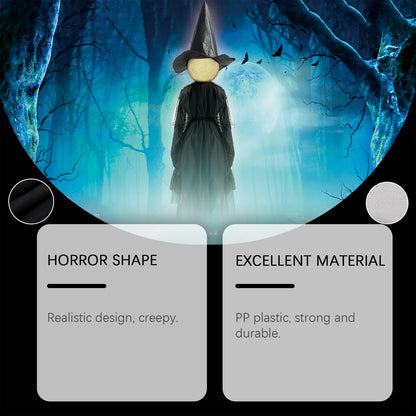 3 Witch Halloween Decoration with Sound, Lights & Voice Control