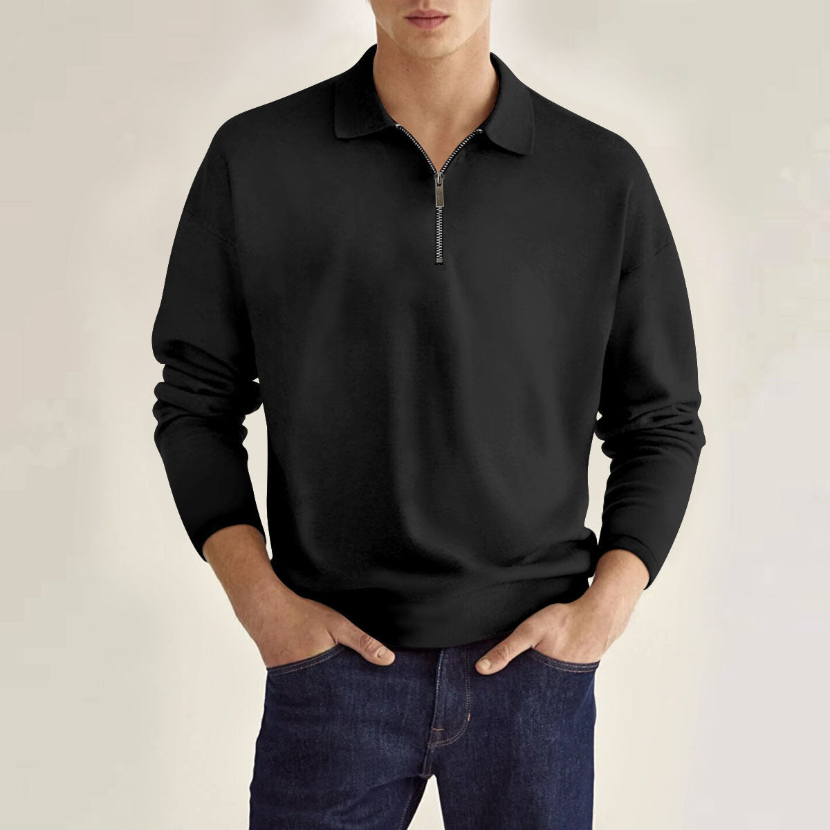 PrimeFlex™ Men’s Long-Sleeve Zip Polo