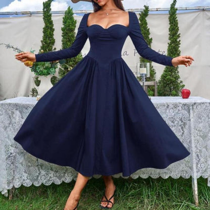 Heavenly Grace Pleated Midi Dress