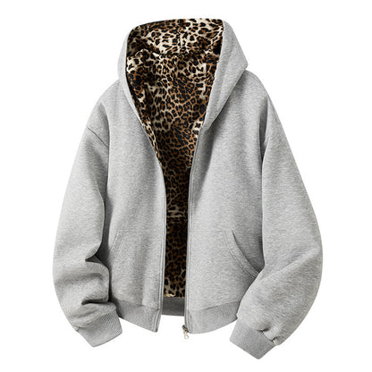 WildEdge Reversible Leopard Hoodie