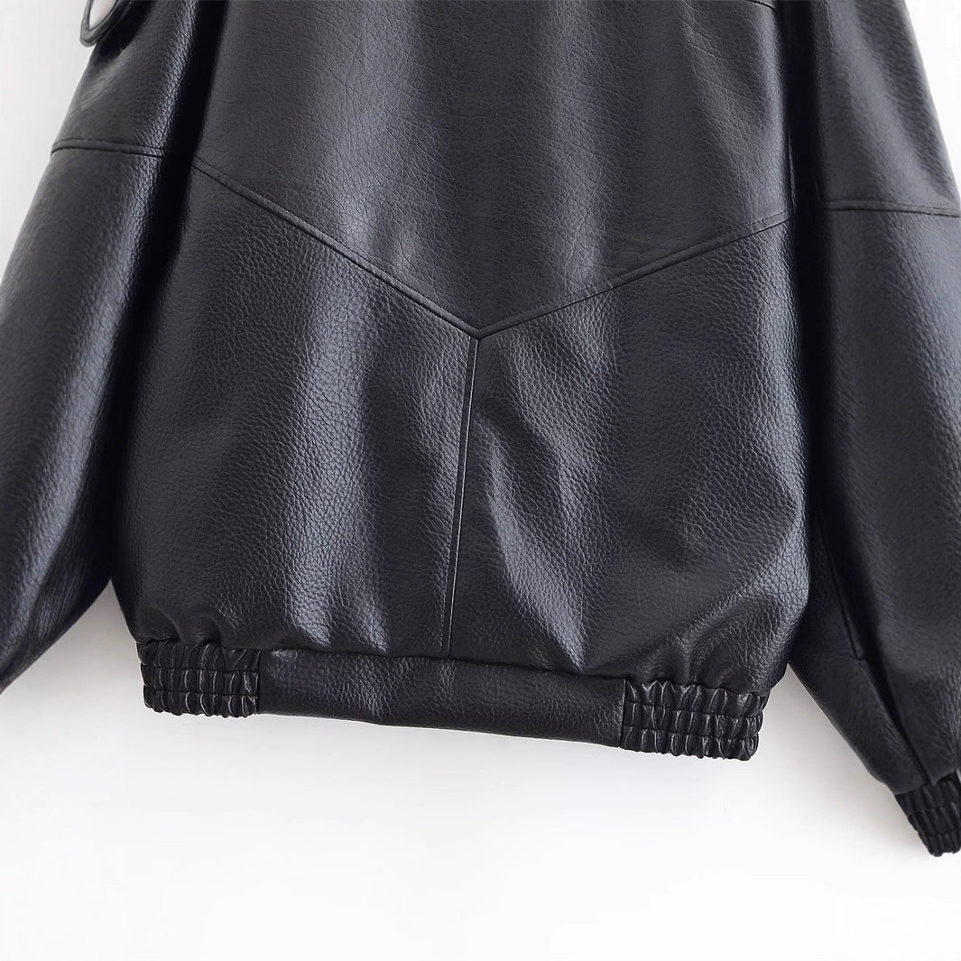 Veste en cuir Midnight Rider