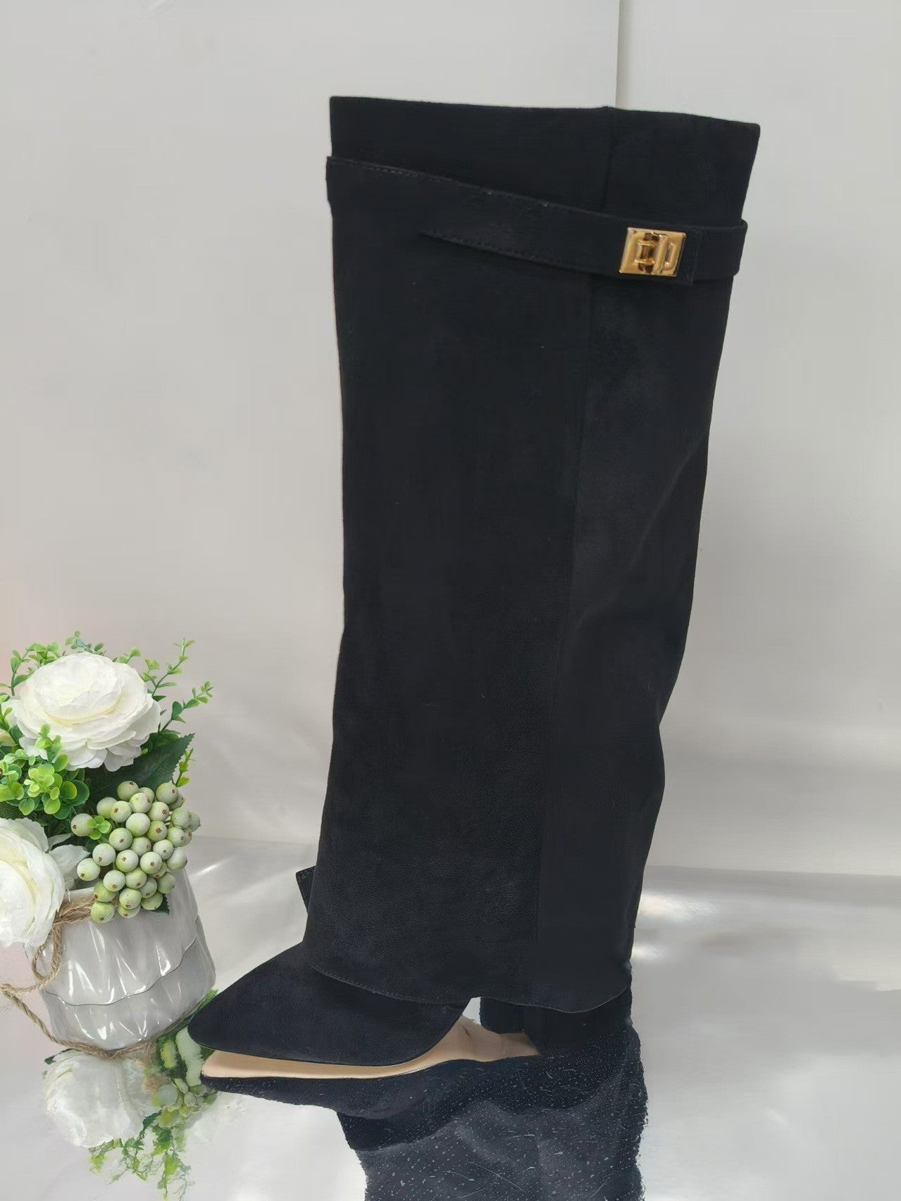 Runway Flair Wide Leg Boots