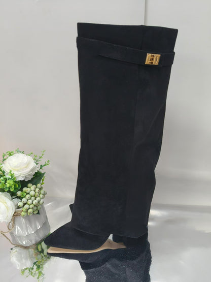 Runway Flair Wide Leg Boots