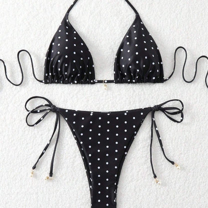 Cherry Dot™ Drawstring Bikini