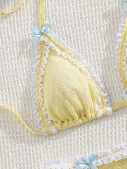 SunKissed™ Bow-Tie Bikini Set