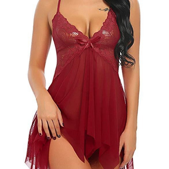 Veloura™ Mesh Lace Nightdress