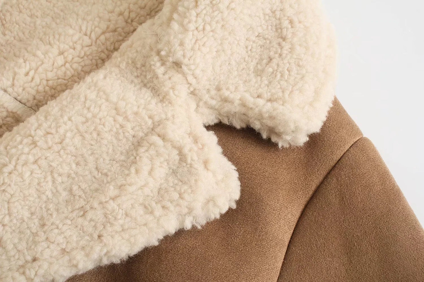 CozyLuxe™ Shearling Suede Coat