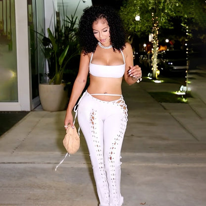 Amara™ Lace-Up Two Piece Set
