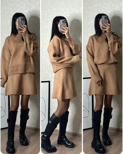 CozyContour™ Knit Skirt Set