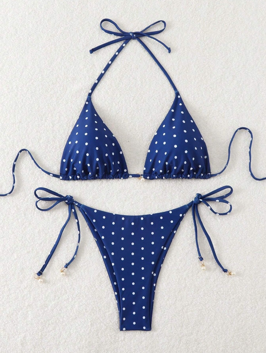 Cherry Dot™ Drawstring Bikini