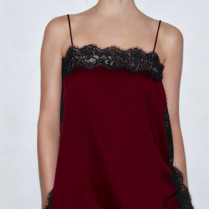 Lace Whisper™ Satin Cami Top