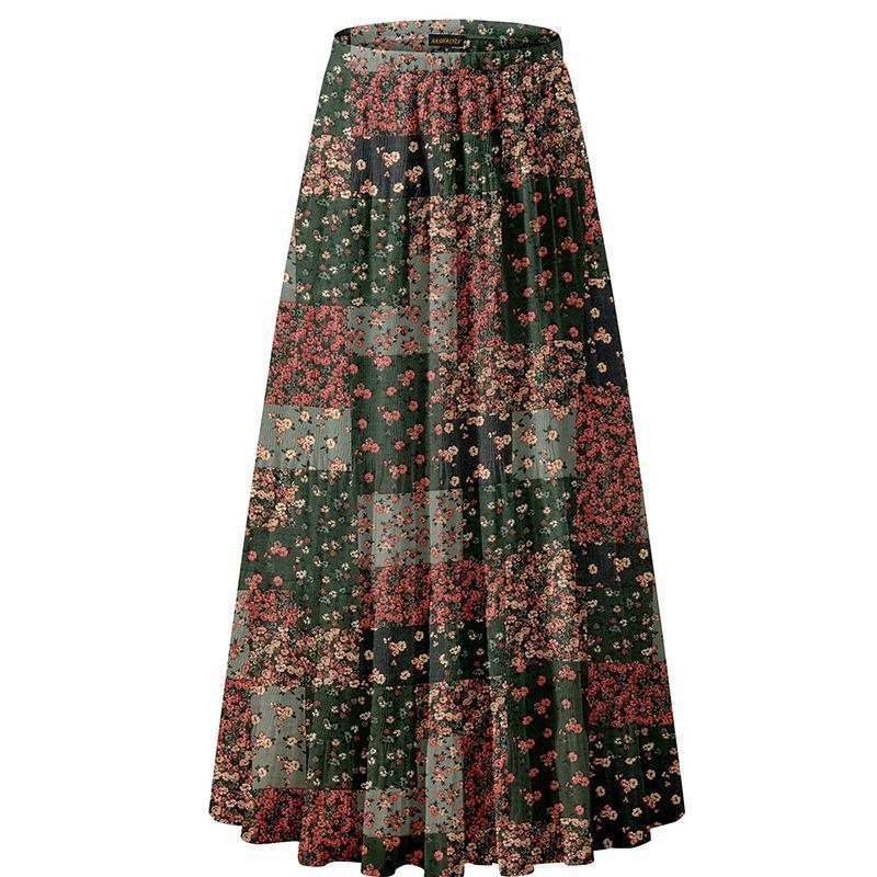 Whimsy Bloom Maxi Skirt