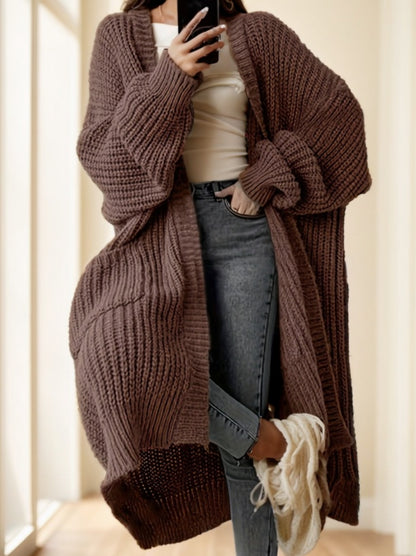 EverCozy™ Long Knit Cardigan