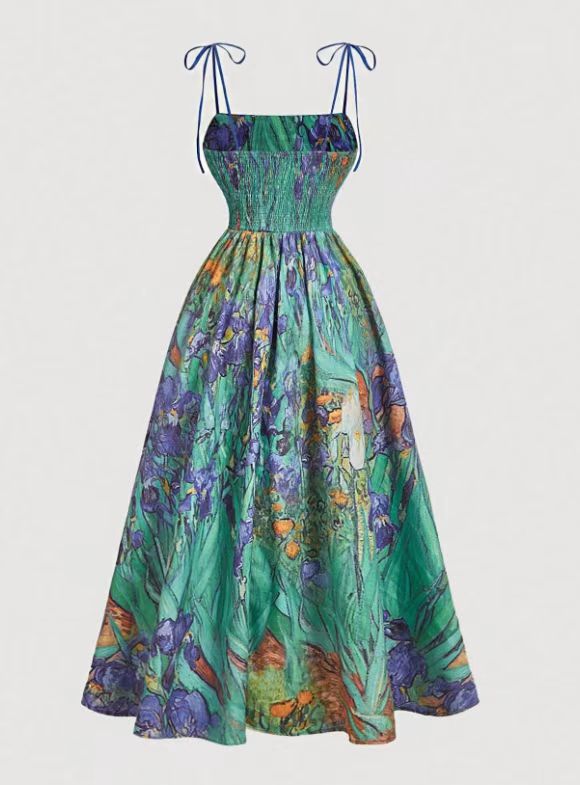 Vintage Muse™ Floral Midi Dress
