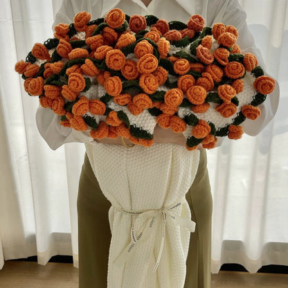 Roselynn™ Couverture en bouquet de roses fait main