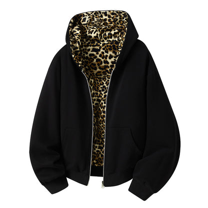 WildEdge Reversible Leopard Hoodie