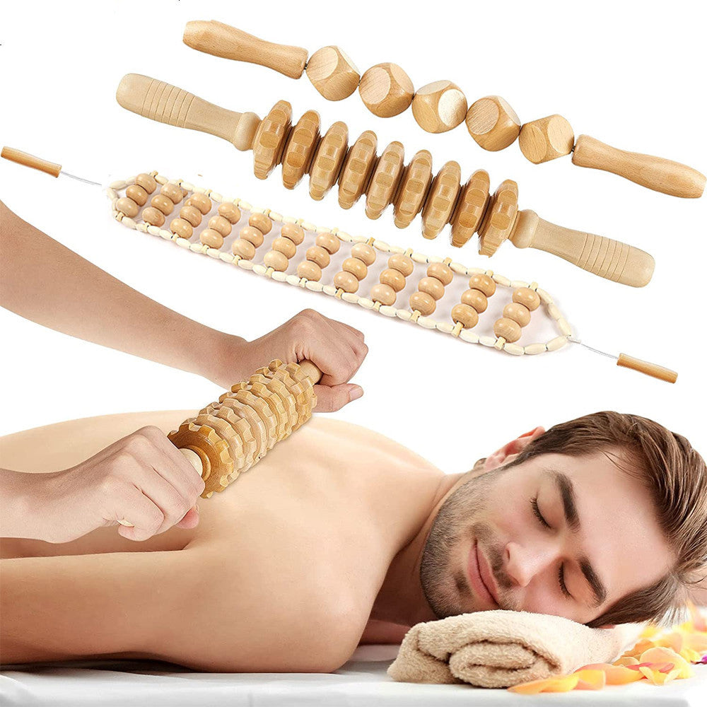 SculptWood™ Ensemble de massage lymphatique et anti-cellulite de 6 pièces