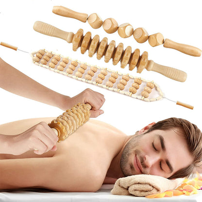 SculptWood™ Ensemble de massage lymphatique et anti-cellulite de 6 pièces