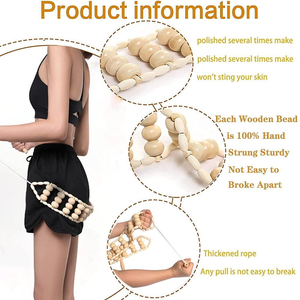 SculptWood™ Ensemble de massage lymphatique et anti-cellulite de 6 pièces