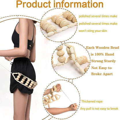 SculptWood™ Ensemble de massage lymphatique et anti-cellulite de 6 pièces