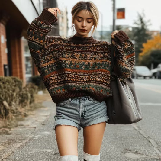 Autumn Muse Chunky Knit Sweater