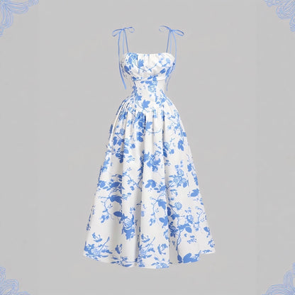Vintage Muse™ Floral Midi Dress