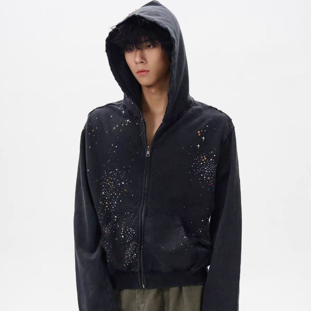 Sweat à capuche zippé Nightfall Spark