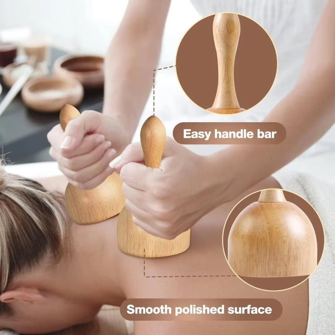 SculptWood™ Ensemble de massage lymphatique et anti-cellulite de 6 pièces